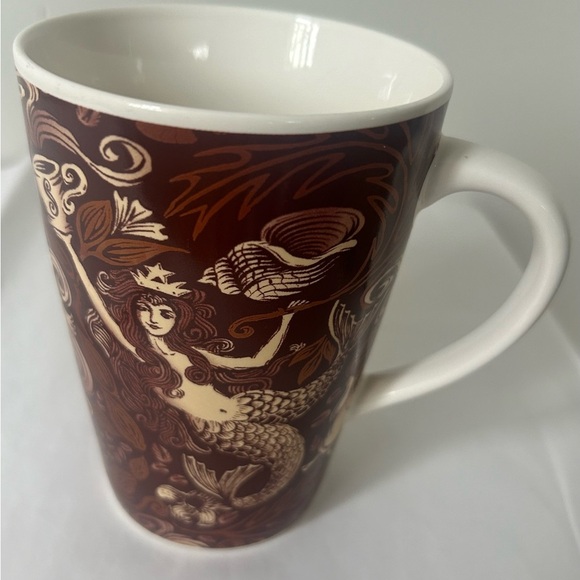 Starbucks Coffee Mug 35th Anniversary Mermaid Split Tail Copper Brown 2006 13 oz - Picture 4 of 10